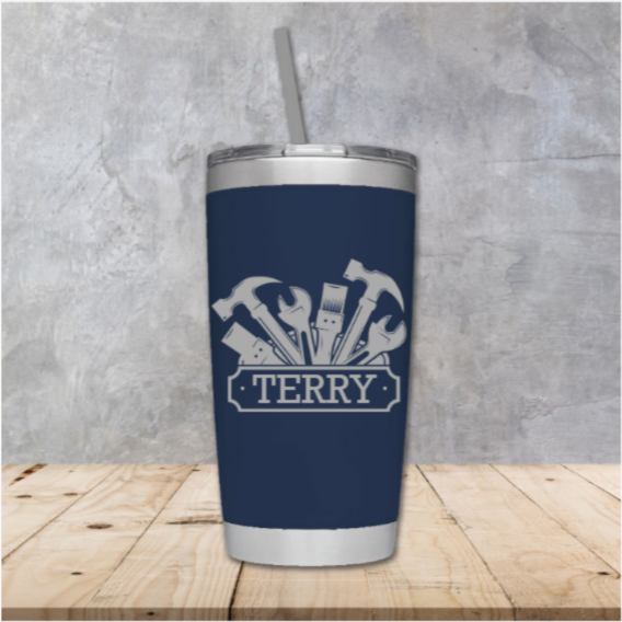 Dad - Tools Custom Engraved YETI Tumbler - Great Personalized Gift