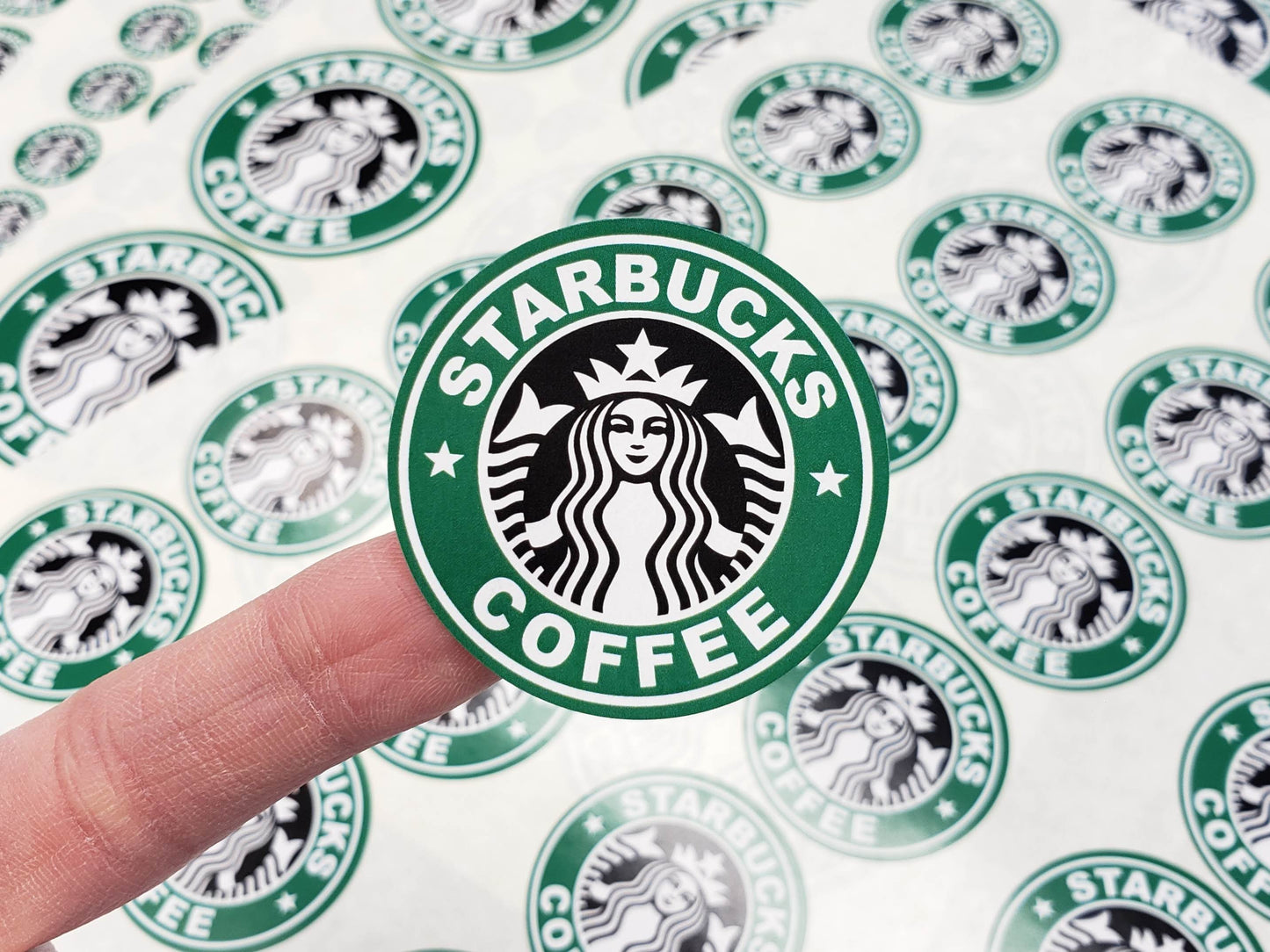 Printed Starbucks Stickers - Bullet Journal