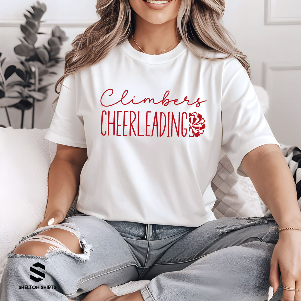 Climbers Cheerleading Pom Sweatshirt, Hoodie or T-shirt