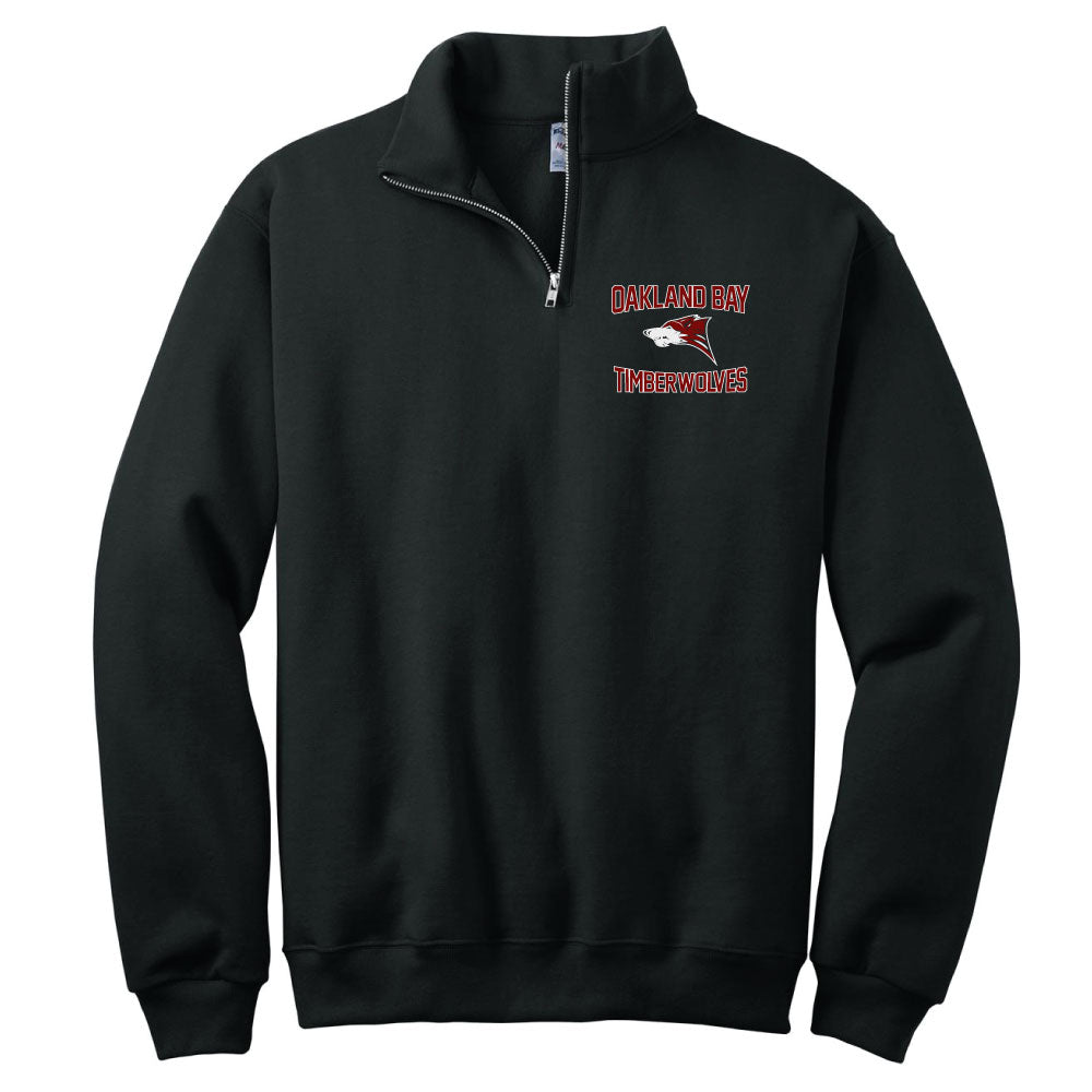 OBJH Oakland Bay Timberwolves Quarter Zip Sweatshirt