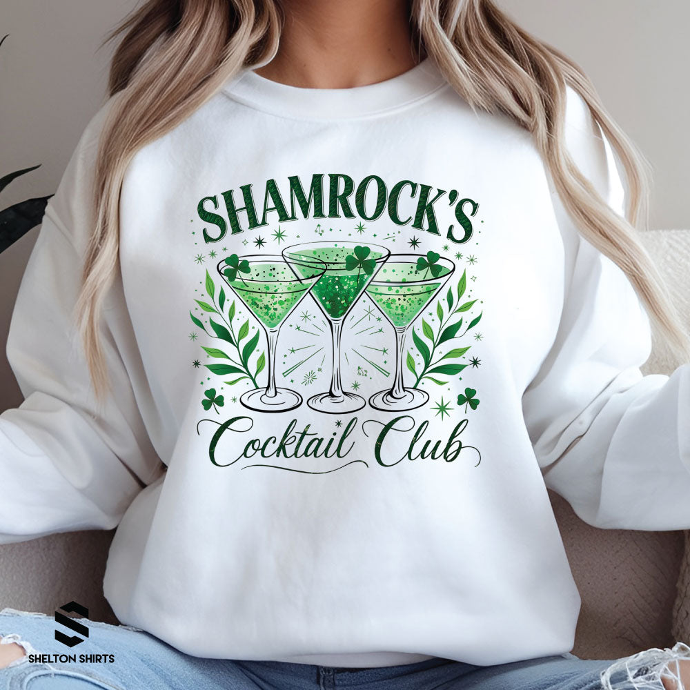 Shamrock's Cocktail Club St Patrick's Day Shirt