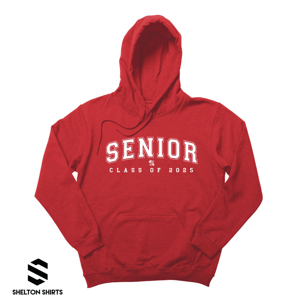 Senior College Block with School Logo Class of 2026 Graduation Shirt
