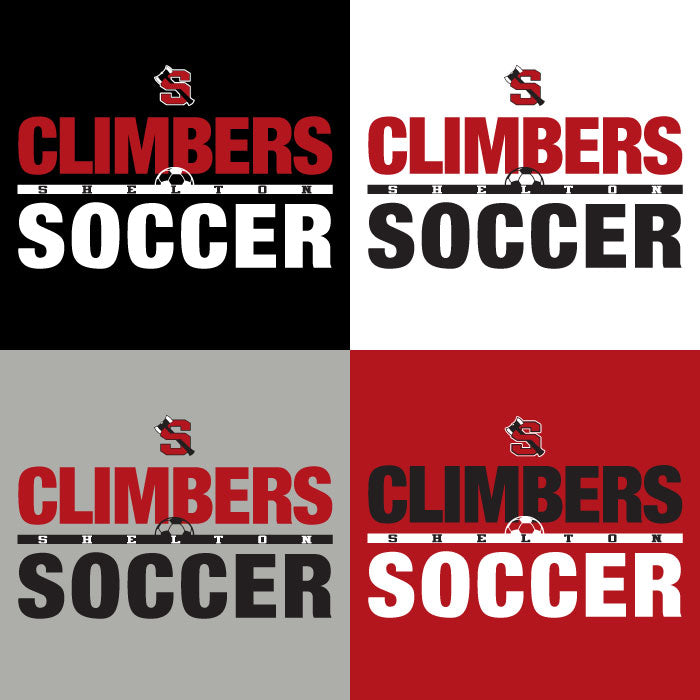 SHS Shelton Climbers Soccer Hoodie, Crewneck or T-shirt