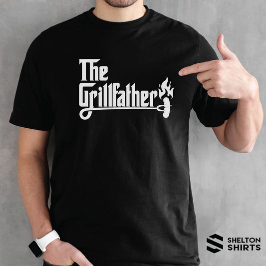 The Grillfather Funny Fathers Day Men's Shirt
