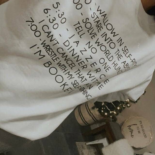 4:00 Wallow in Self Pity Daily Routine The Grinch Quote Crew Neck