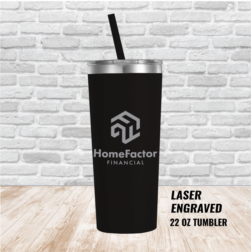 Your Logo Engraved Tumbler - Send Us Your Logo