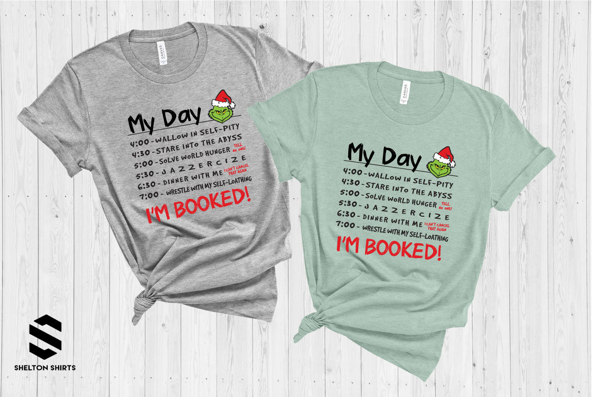 Im Booked! 4:00 Wallow in Self Pity Daily Routine The Grinch Quote