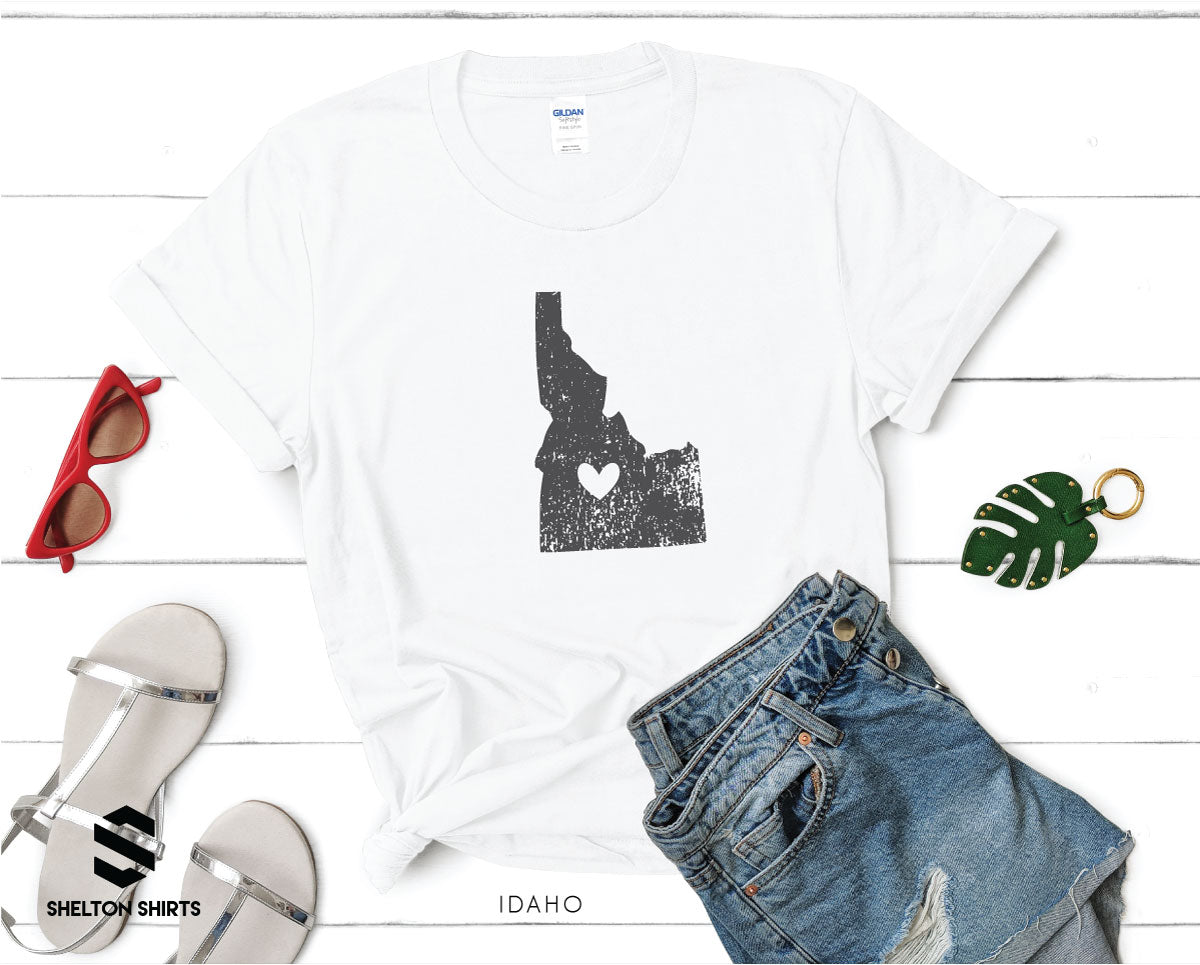 Idaho Vintage with Heart T-Shirt