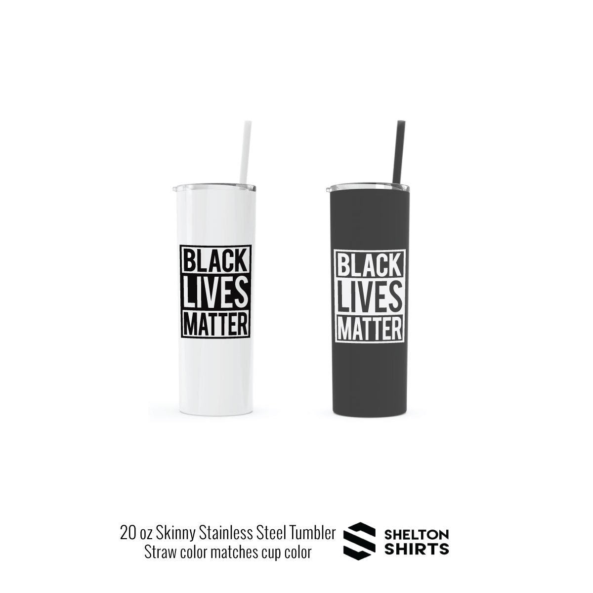 20oz Skinny Tumbler - Black