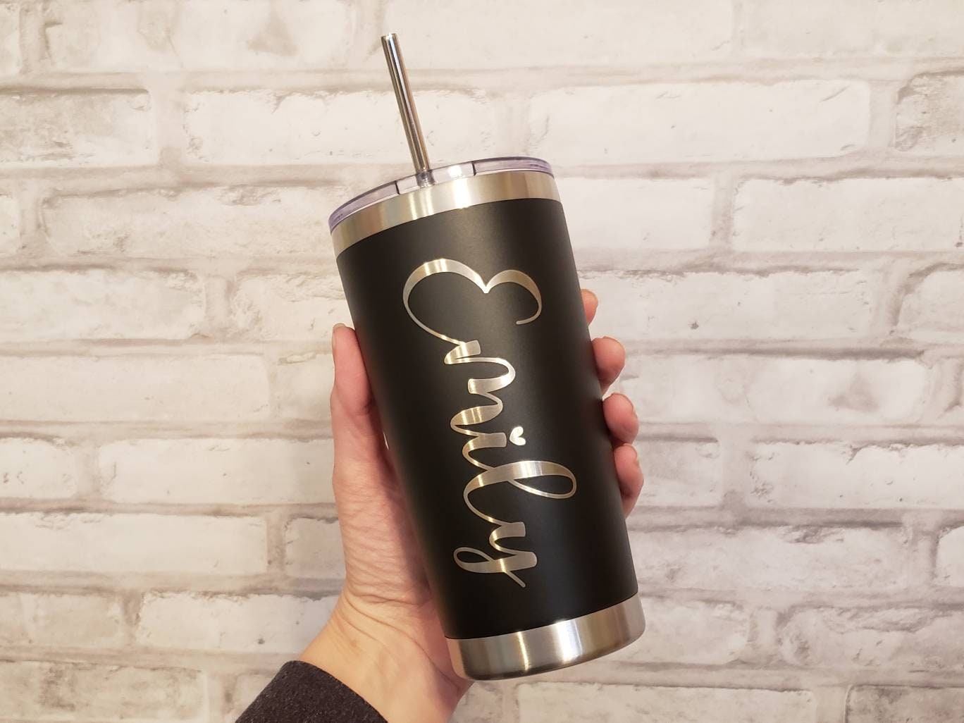 Stainless Steel Straws - Laser Engraved