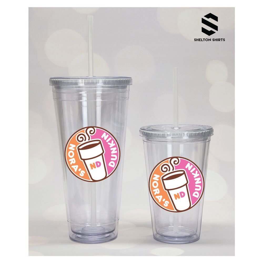 Personalized Dunkin Donuts Sticker - Apply to your favorite Yeti, Stanley or Hydro Flask