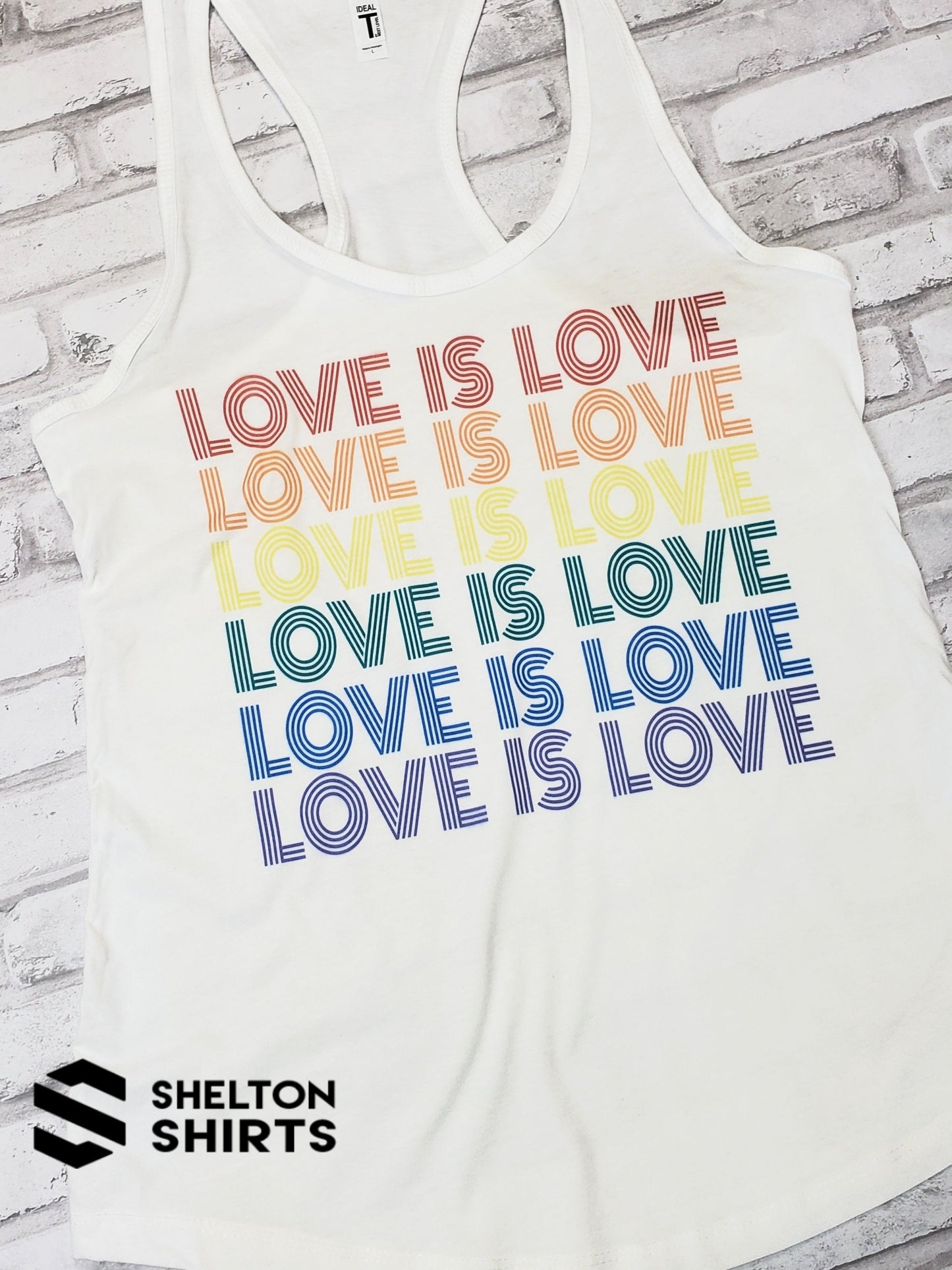 Love is Love Rainbow Color Tank Top