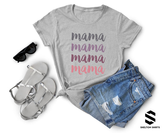 Mama Pink Colors Super Soft Comfy T-Shirt