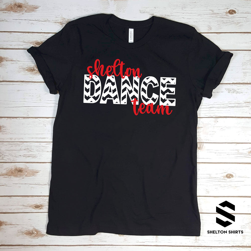 Shelton Dance Team Chevron Hoodie Sweatshirt