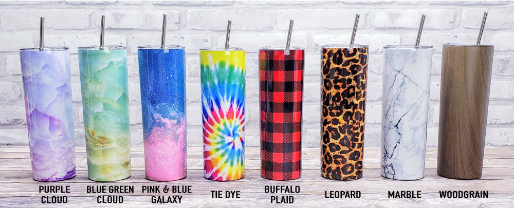 Matte Black Tumbler Glossy Black Name with Heart - Bridal Party Gift