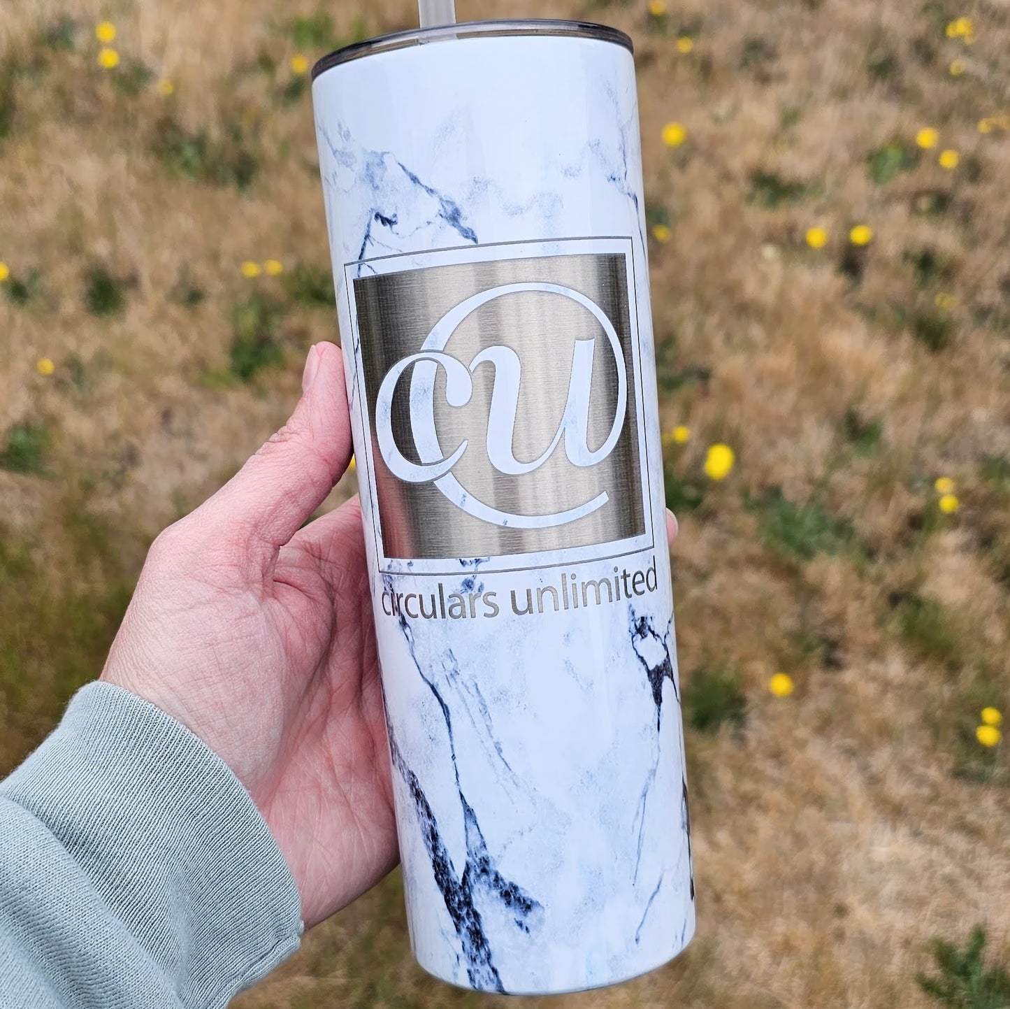 Your Logo Engraved 20oz Tall Tumbler - Send Us Your Logo