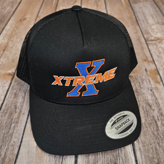 Elma Xtreme Fastpitch Embroidered Black Snapback Hat