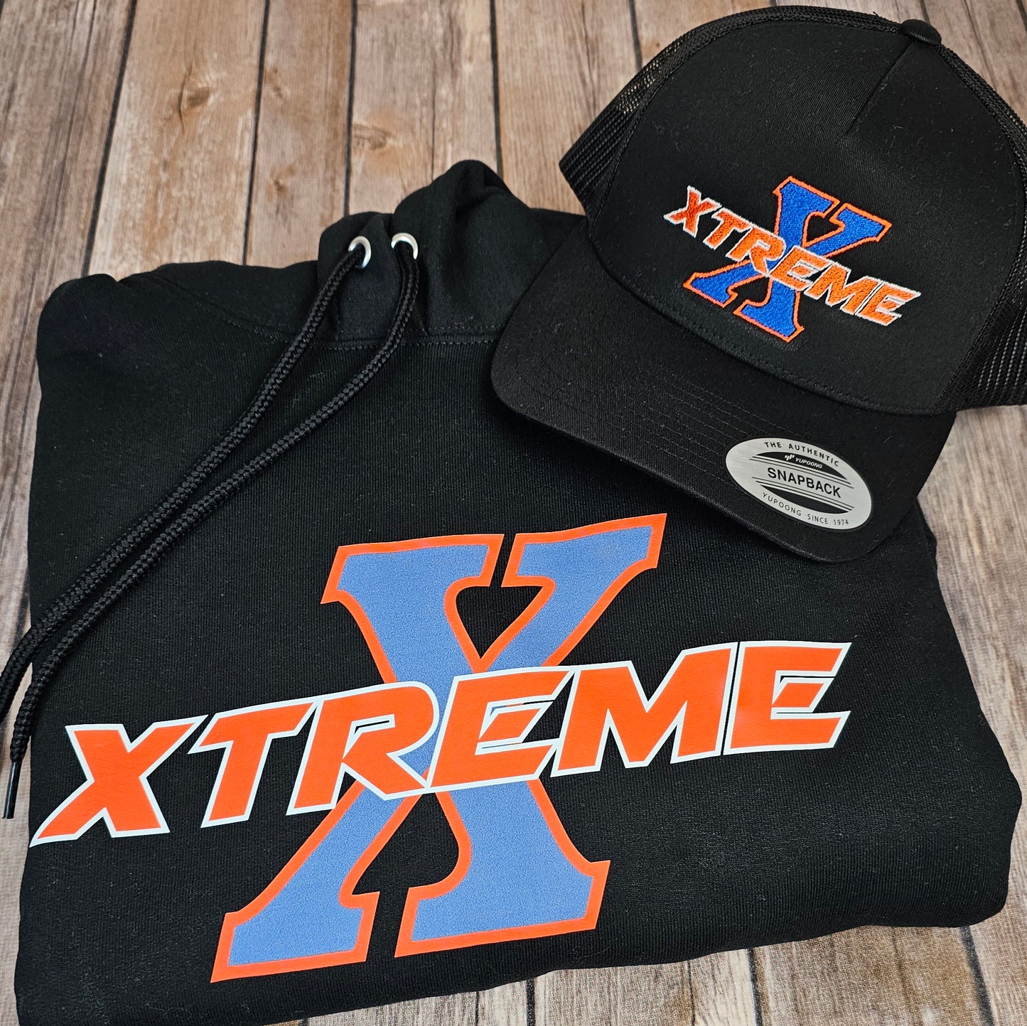 Elma Xtreme Fastpitch Embroidered Black Snapback Hat