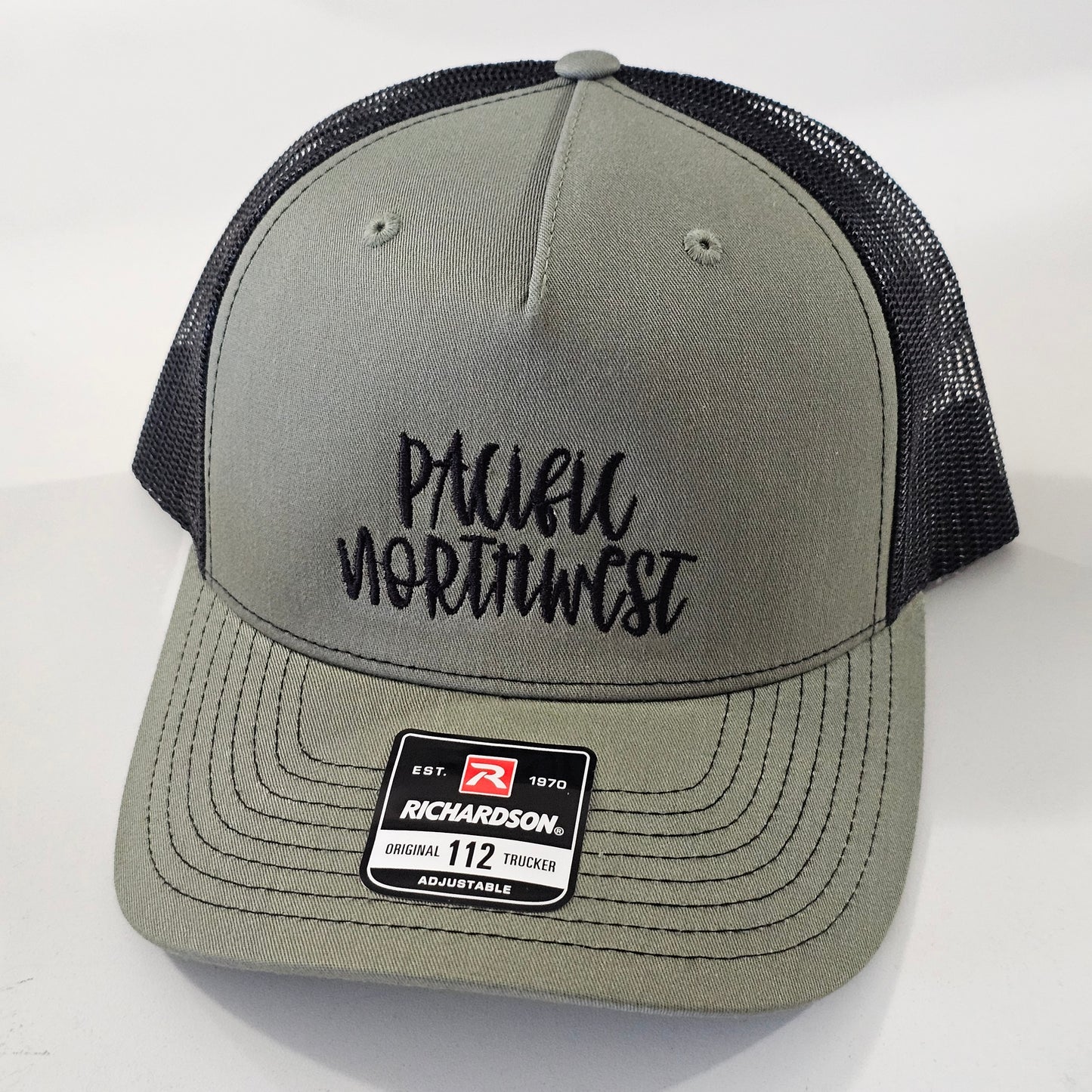 Pacific Northwest Loden Green Embroidered Hat