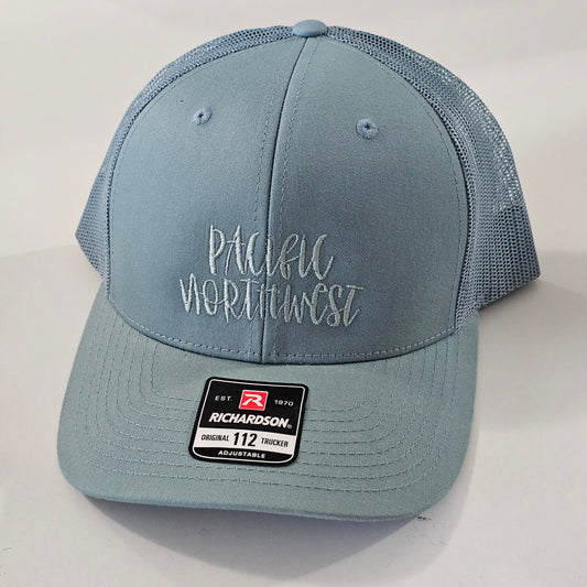 Pacific Northwest Smoke Blue Embroidered Hat