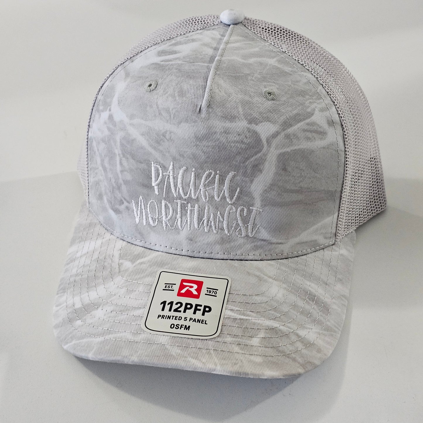 Pacific Northwest Mossy Oak Embroidered Hat