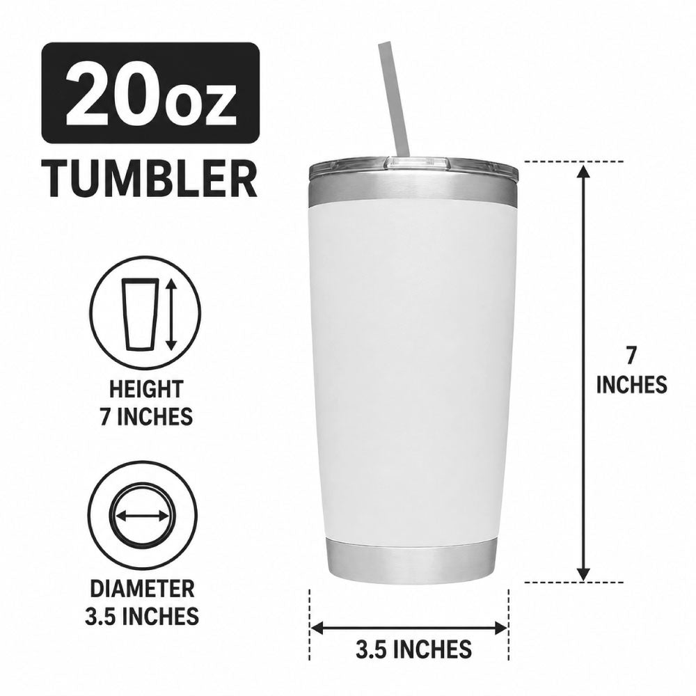 Your Logo Engraved 20oz Tumbler - Send Us Your Logo
