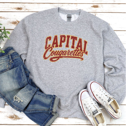 Capital Cougarettes Grunge Dance Team Fan Wear