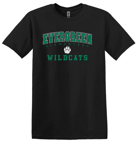 Evergreen Elementary Wildcats T-shirt