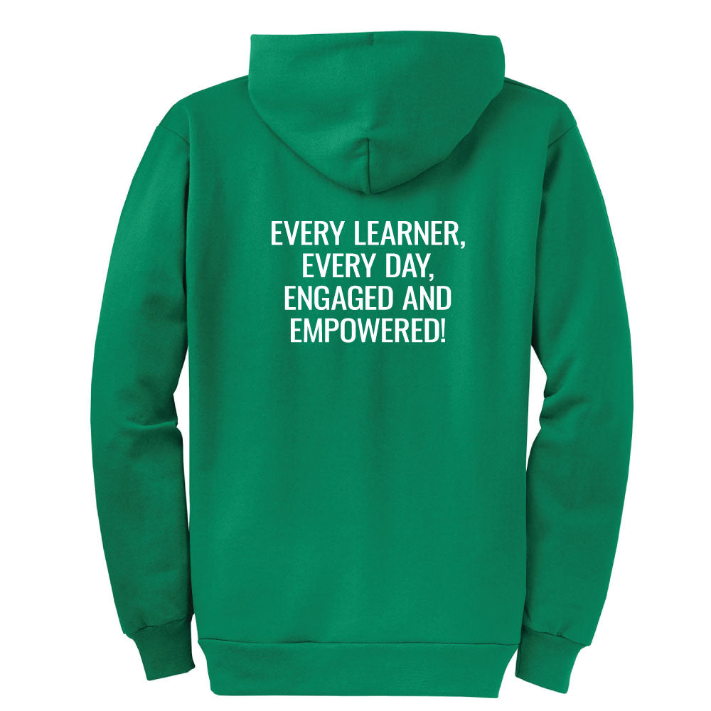 Evergreen Elementary Wildcats Full Zip Hoodie