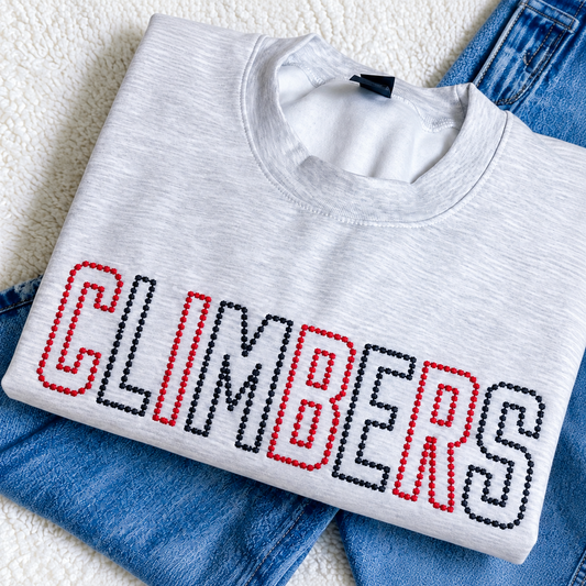 Embroidered Chain Letters Personalized Sweatshirt