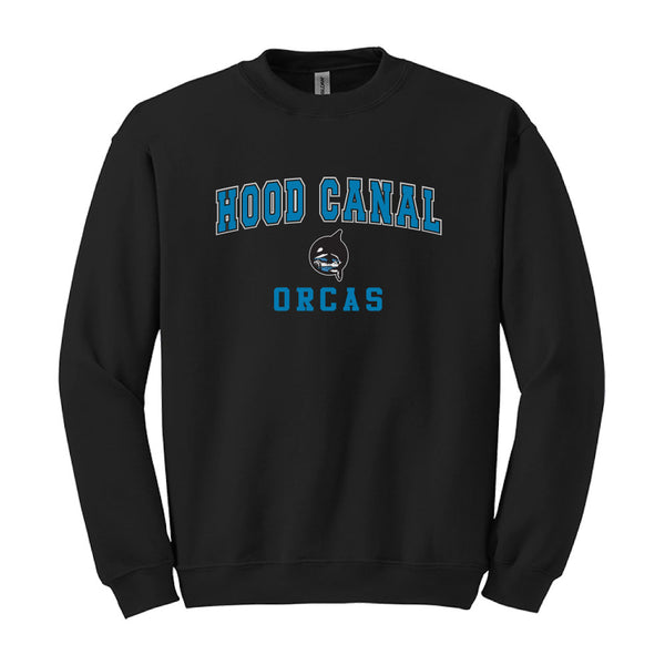 Hood Canal Orcas Crewneck