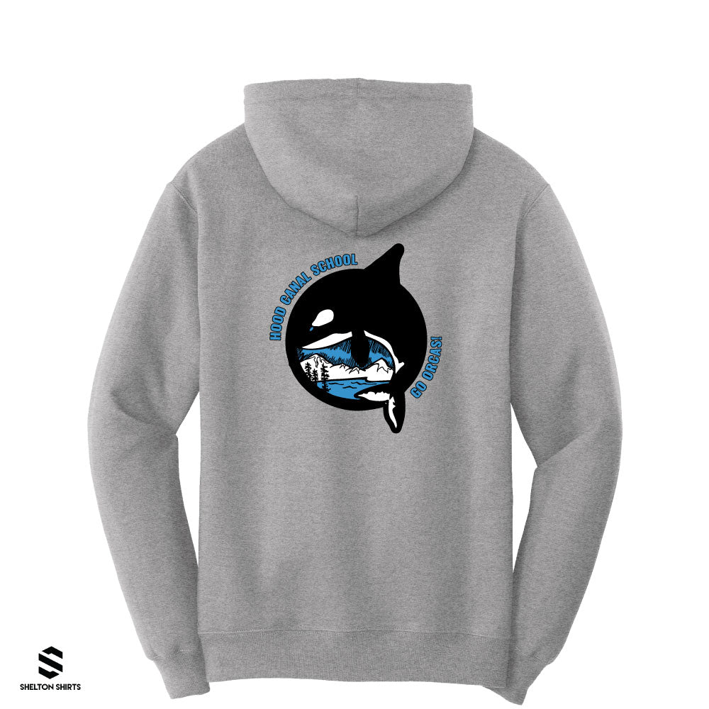 Orcas Hood Canal School 2-sided Hoodie