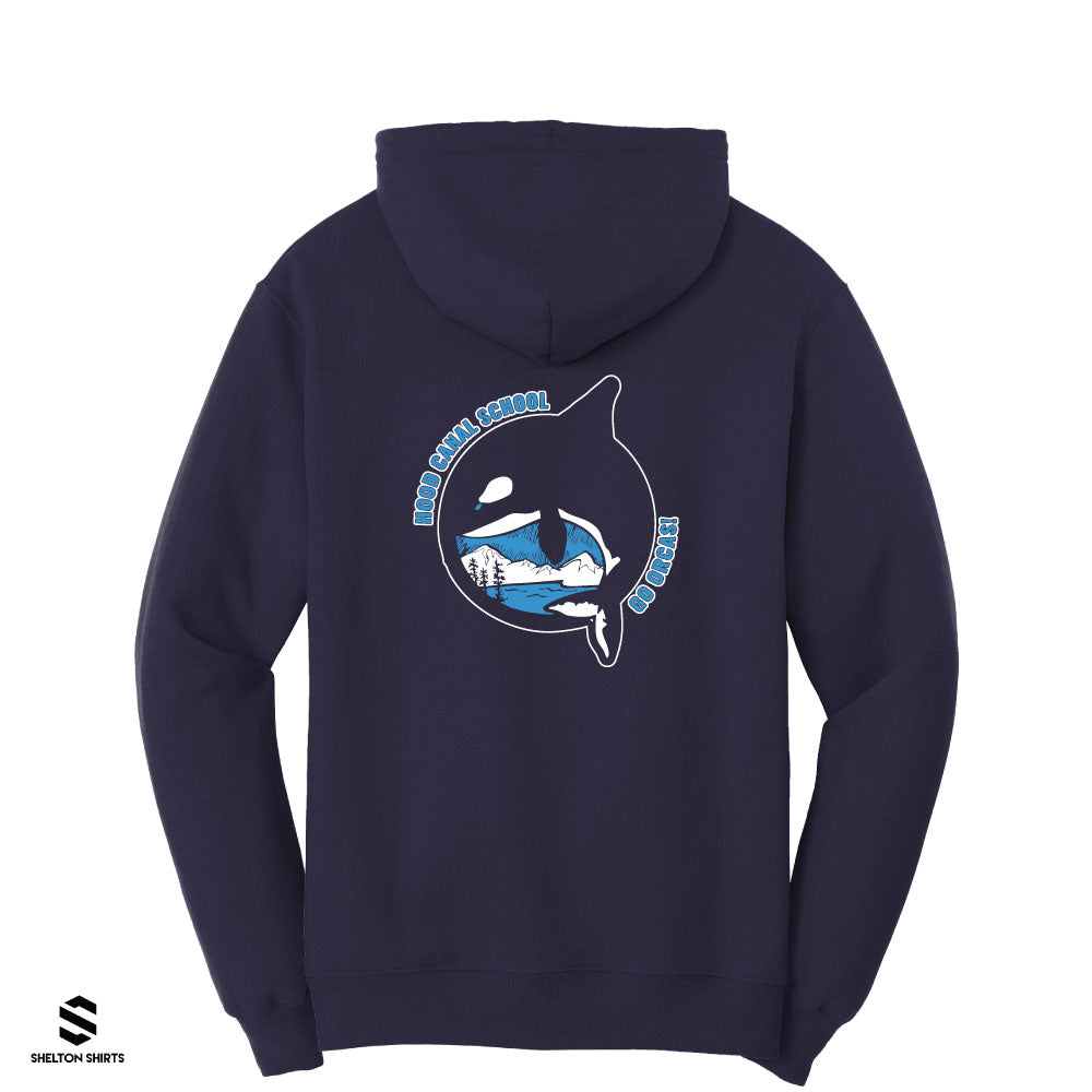 Orcas Hood Canal School 2-sided Hoodie