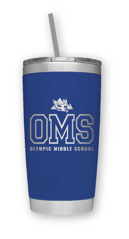 Olympic Middle School Engraved Tumbler