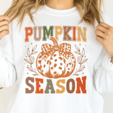 Pumpkin Season Fall Colors Crewneck Sweatshirt