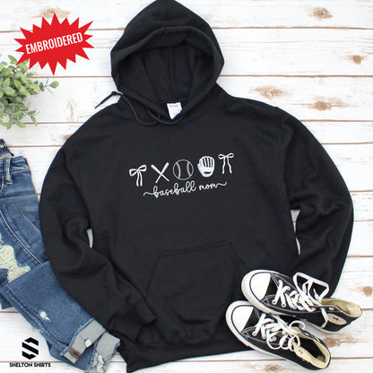 Baseball, Softball or Fastpitch Icons Embroidered Shirt