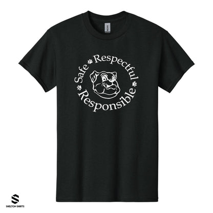 Bordeaux Elementary Safe Respectful Responsible Spirit Wear