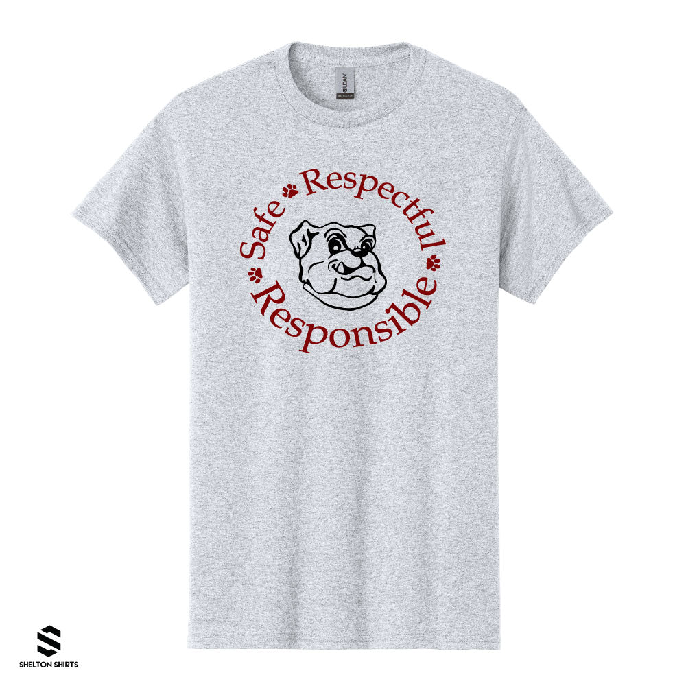 Bordeaux Elementary Safe Respectful Responsible Spirit Wear