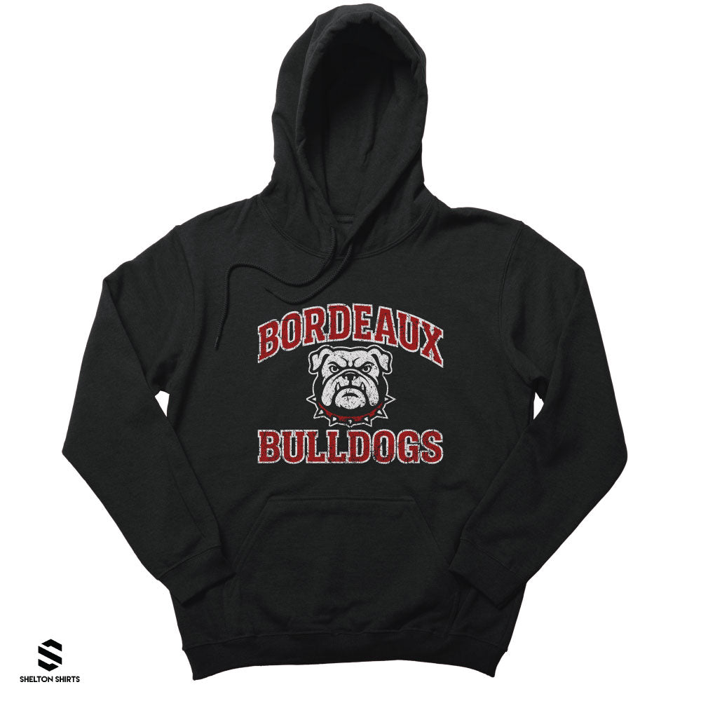 Bordeaux Bulldogs Grunge Spirit Wear