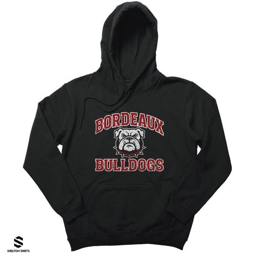 Bordeaux Bulldogs Grunge Spirit Wear