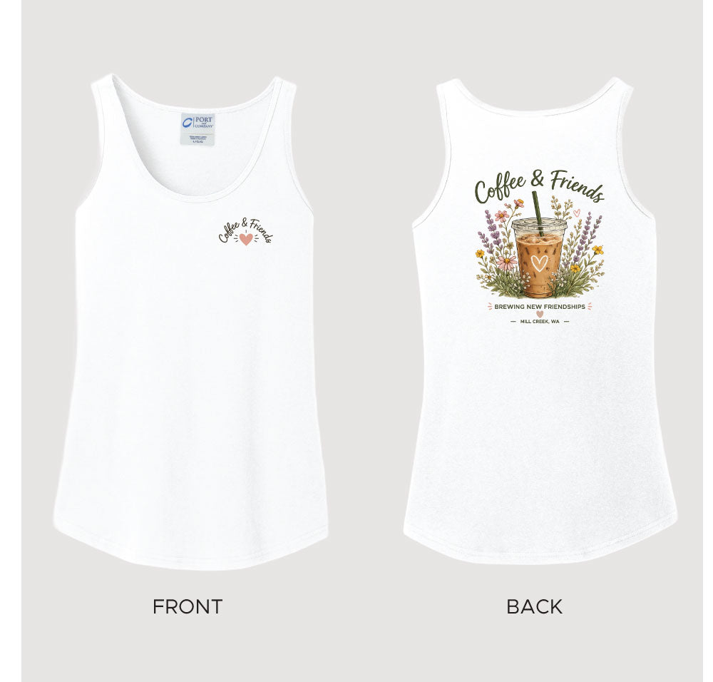 Coffee and Friends T-shirt, Tank or Hoodie