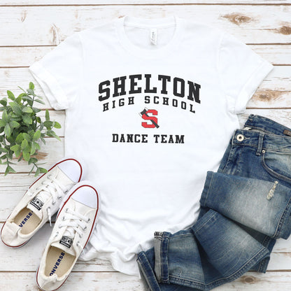 Shelton High School Dance Team with Logo Shirt