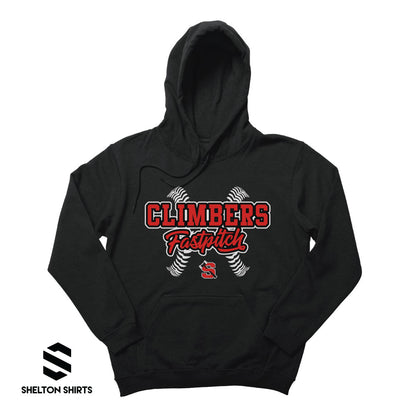 2024 Player Design - Climbers Fastpitch with Laces Hoodie, Crewneck or T-shirt