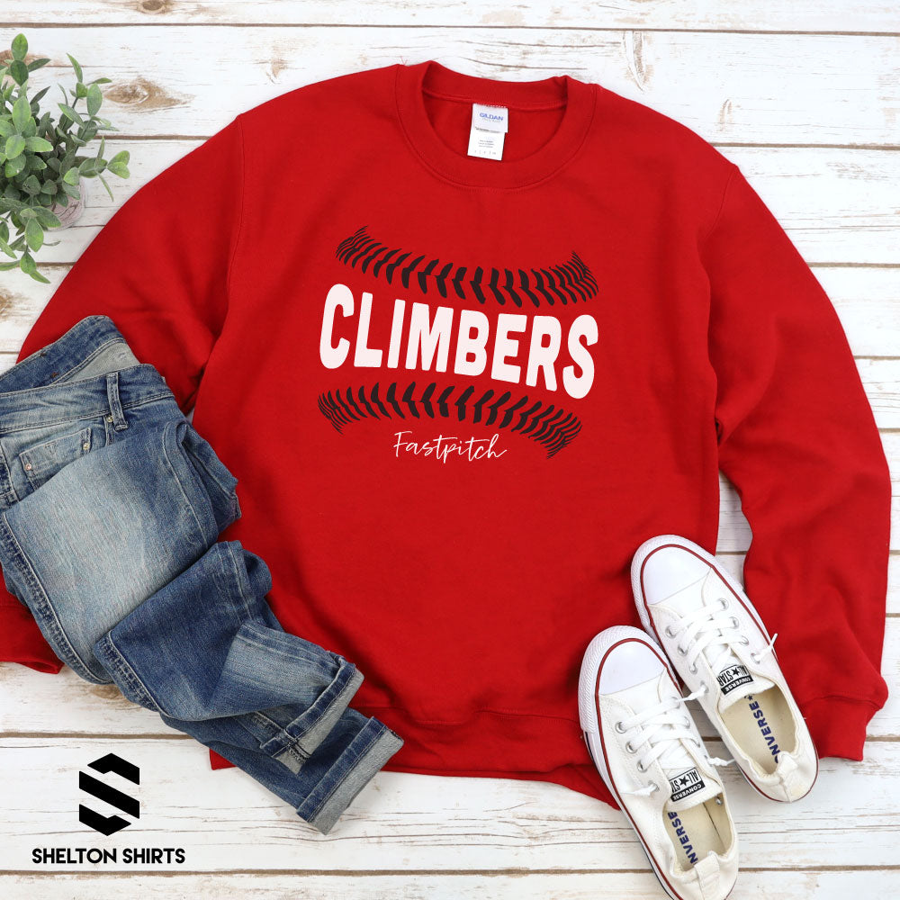 Ball Laces Climbers Fastpitch Hoodie, Crewneck or T-shirt