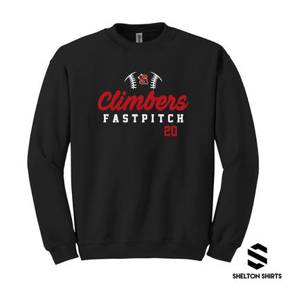 2025 Player SHS Fastpitch Black Crewneck