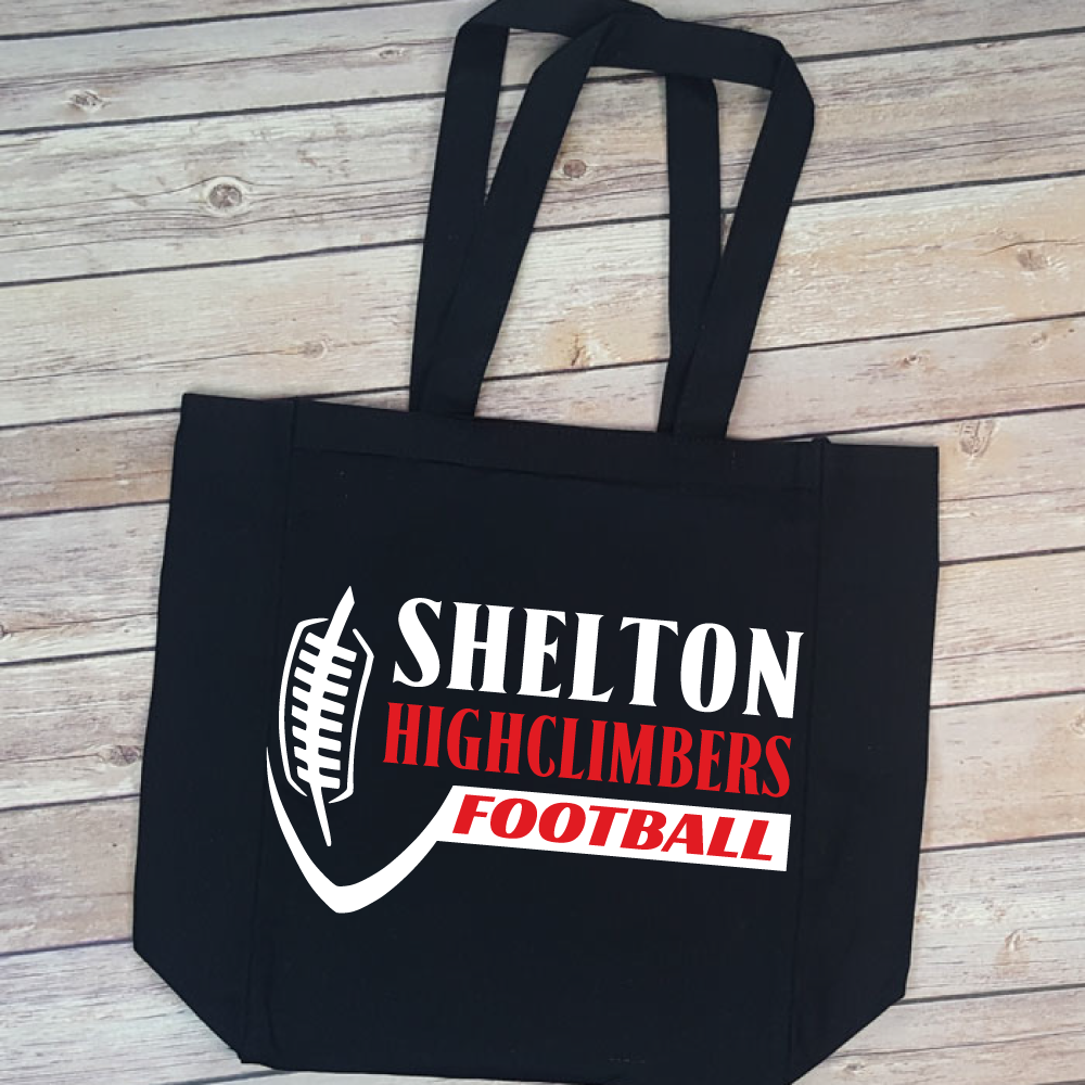Shelton Highclimbers Football Tote Bag