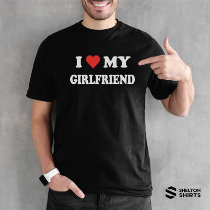 I heart my Girlfriend / Boyfriend Matching Shirts - Set of 2 shirts