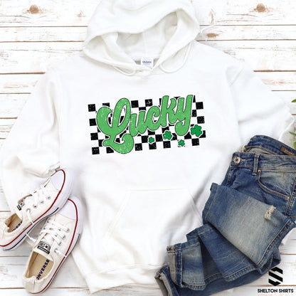 Lucky Checkered St Patrick's Day Shirt