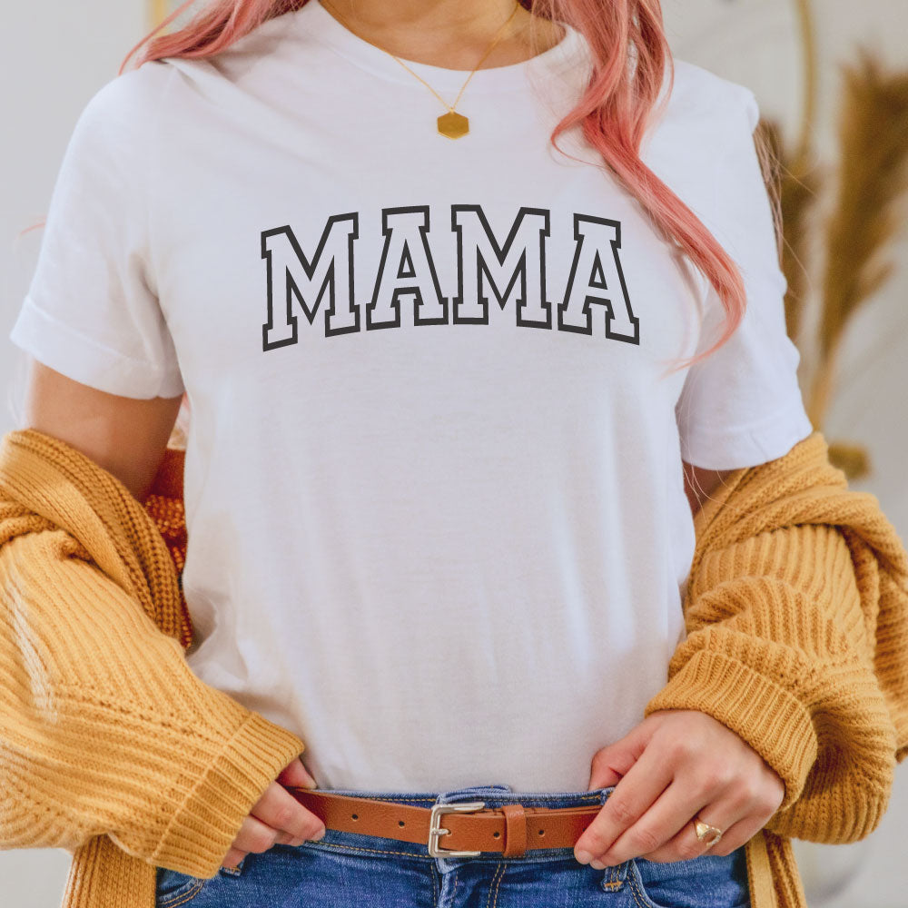 Mama Trendy Athletic Outline Shirt