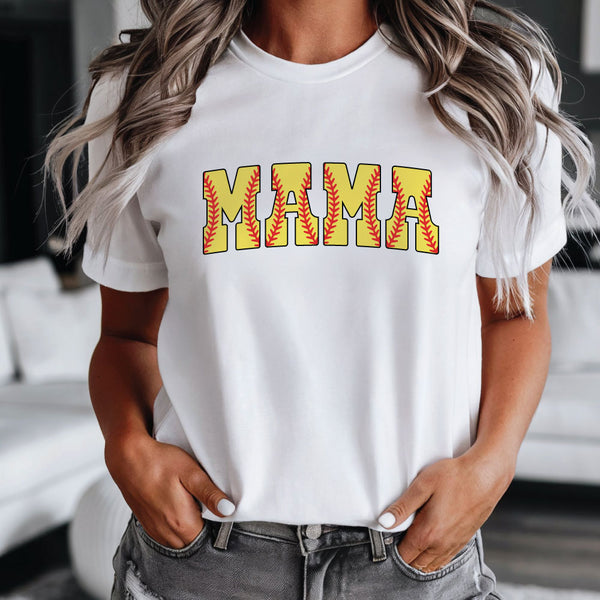 Softball MAMA Laces Trendy shirt